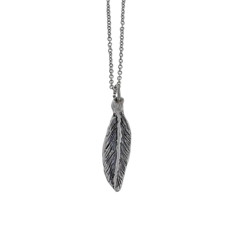 Vintage Sterling Silver 925 Feather Dangle (Pendant Only)